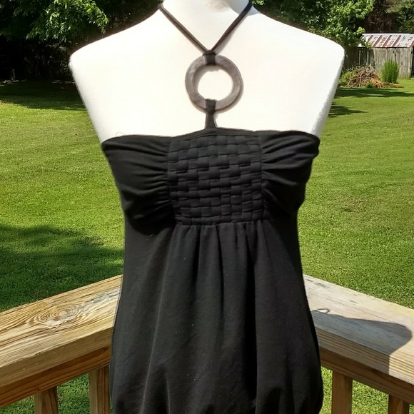 A. Byer Tops - A. Byer black weave top shirt sz large *F